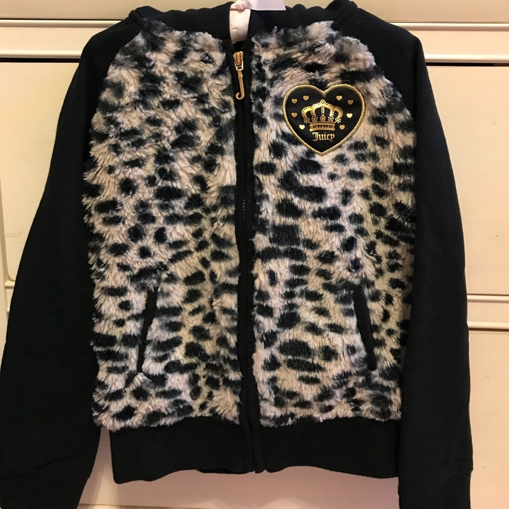 EUC JUICY leopard and black matching suit